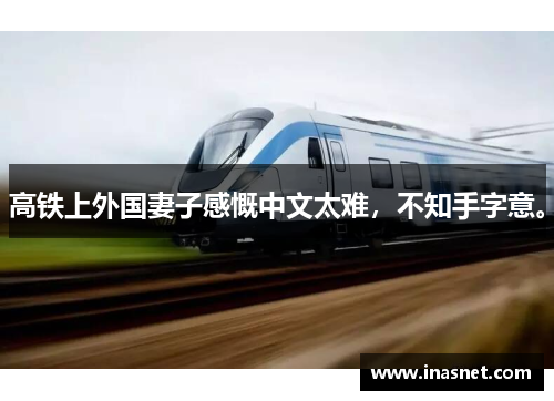 高铁上外国妻子感慨中文太难，不知手字意。